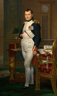The Emperor Napoleon in His Study at the Tuileries - Jacques-Louis David
